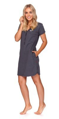 Koszula Nocna 4115 Doctor Nap - graphite