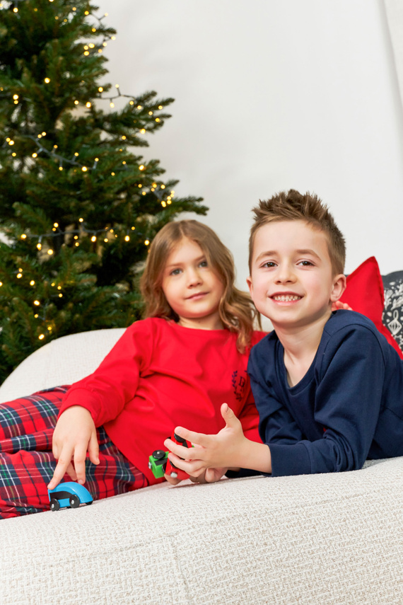 Piżama dziecięca 7129 Unisex Doctor Nap - red