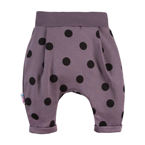 Swan Ewa Klucze Spodnie na gumce - druk grafit 