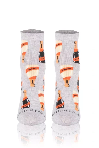 S153Z Prosecco Italian Fashion Skarpety - jasny melanż