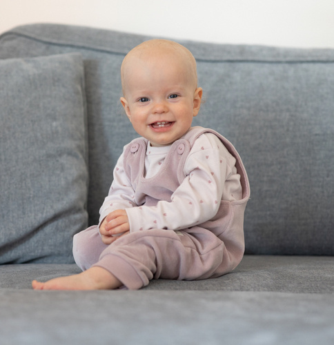 Hello Pinokio Ogrodniczki dziewczęce - różowy