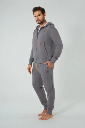 Darwin Bluza męska dresowa Italian Fashion - melanż