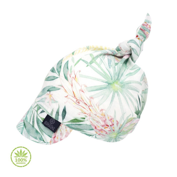 Chustka z daszkiem na gumce 100% Bamboo Fairies - Makaszka