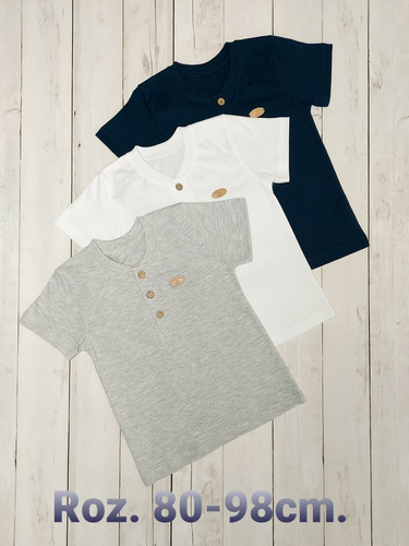 Mieszko Bambarillo Koszulka dziecięca krótki rękaw granatowy