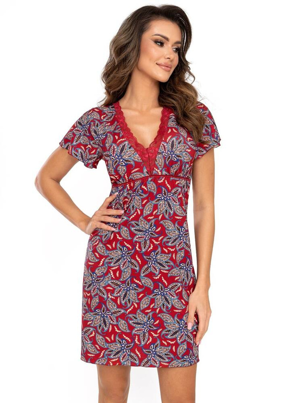 Rita koszulka nocna Donna - burgund