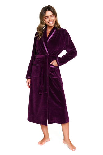 Szlafrok damski Doctor Nap SWA.1078- burgundy