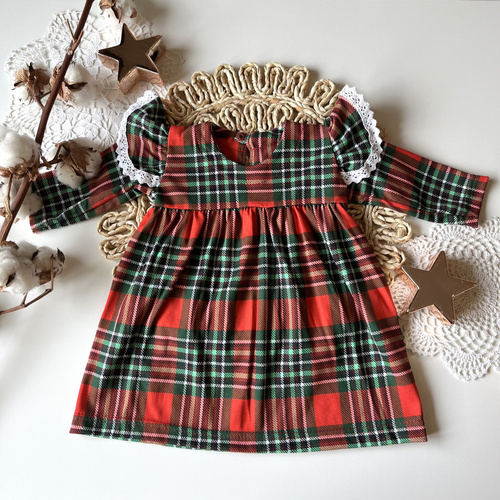 SB01 Merry Christmas Mamatti Sukienkobody - czerwony/zielony