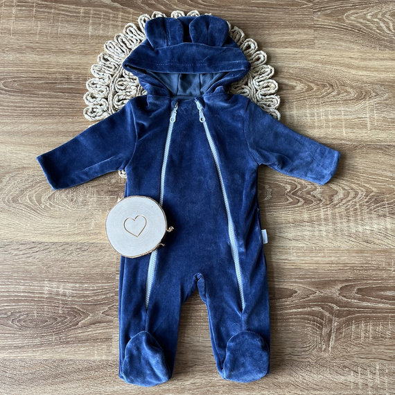 KL005 Miś kombinezon niemowlęcy Mamatti - jeans