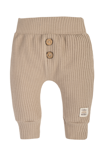 "Natural Waffel" Makoma Spodnie niemowlęce sage 