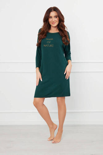 Natura Koszula nocna 3/4 Italian Fashion - zielony