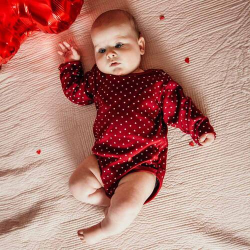 Body z długim rękawem Love Eevi- bordo