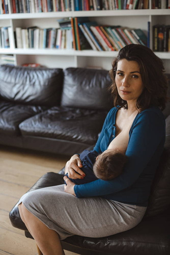 Tummy Bluzka ciążowa i do karmienia Milk&Love poseidon