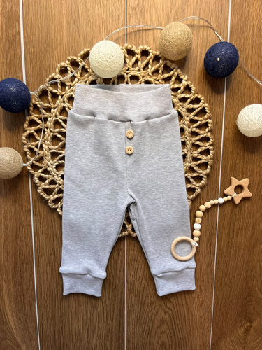 LJ816 Mamatti Legginsy dziewczęce dzwony - brązowy