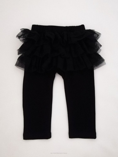 Emily Bambarillo Spodnie niemowlęce czarny