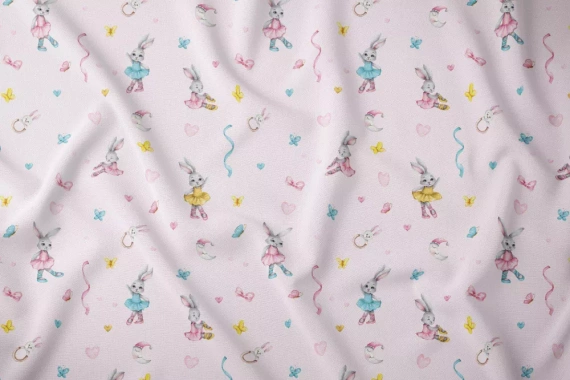 3810 A Kraina Snów Pościel dziecięca bawełniana królik balet Karo