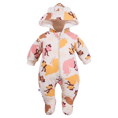 Dogs & Spots Eevi Dresowy Pajac z kapturem - róż