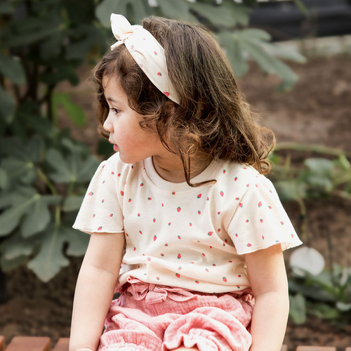 Strawberry & Love Eevi Bluzka z krótkim rękawem