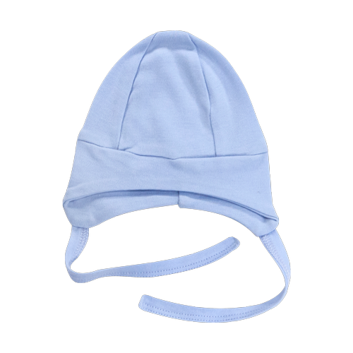 CSB008 Basic Mamatti Czapka wiązana - niebieski
