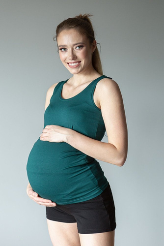 022 Damski top  MIRACLE-butelkowa zieleń