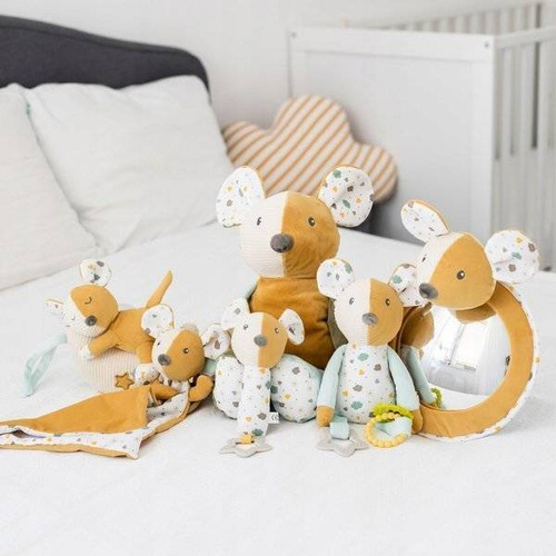CA77/205 Mouse Canpol Babies Pluszowa zabawka z gryzakiem