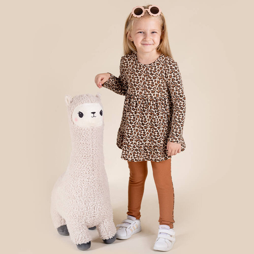 171275 Legginsy dresowe "Mia" Nicol - brązowy