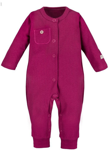 Pajac z kieszonką bez stópek "Simply Comfy" Ewa Klucze - granat 