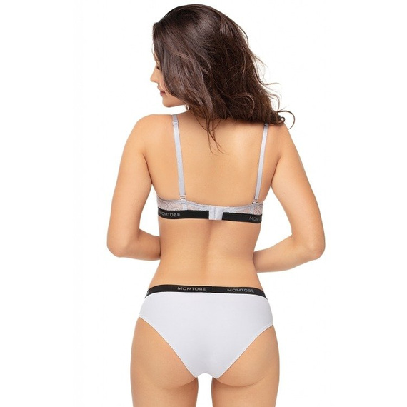 Mama Fancy Soft Black miękki biustonosz do karmienia Momtobe czarny