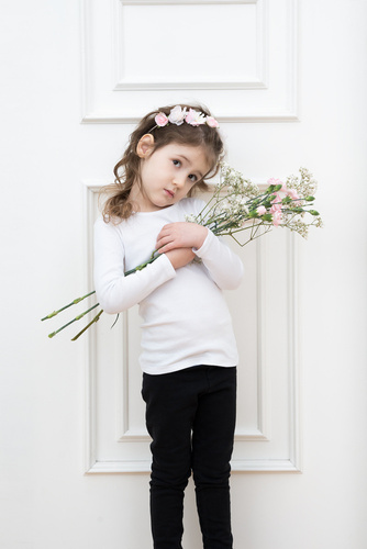 Tosia Italian Fashion podkoszulek dla dziewczynki - biały