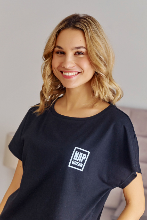 7213 Piżama Damska Doctor Nap - black