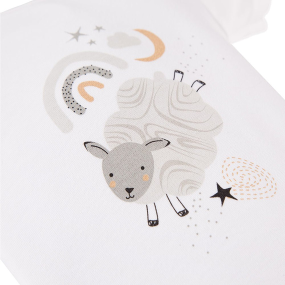 Mellow Ewa Klucze Body z krótkim rękawem - biały