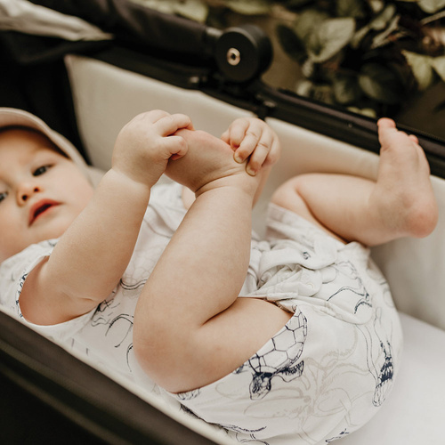 Pacific Eevi Rampers niemowlęcy - biały druk