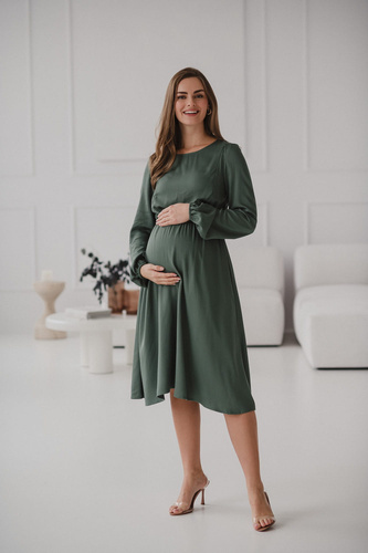 Lovely Dress Midi sukienka ciążowa i do karmienia Milk&Love miętowy