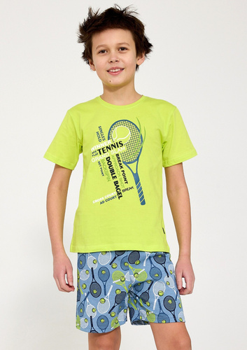 Piżama chłopięca Cornette Young Boy 790/122 Tennis – bawełna, szorty