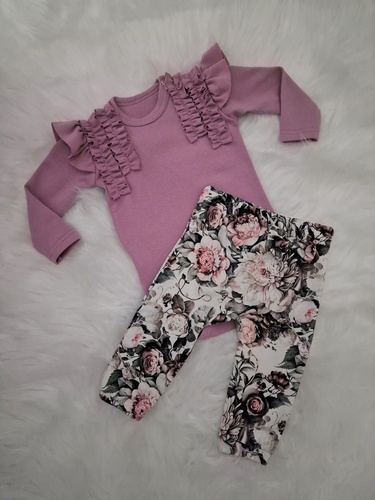 Maja Bambarillo Body z długim rękawem wrzosowy