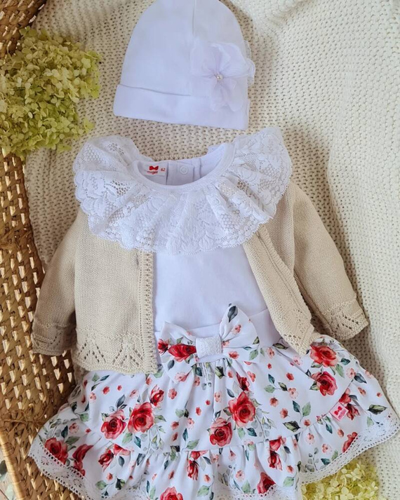 Sweterek BSW/026 ażurowy Marija - beżowy