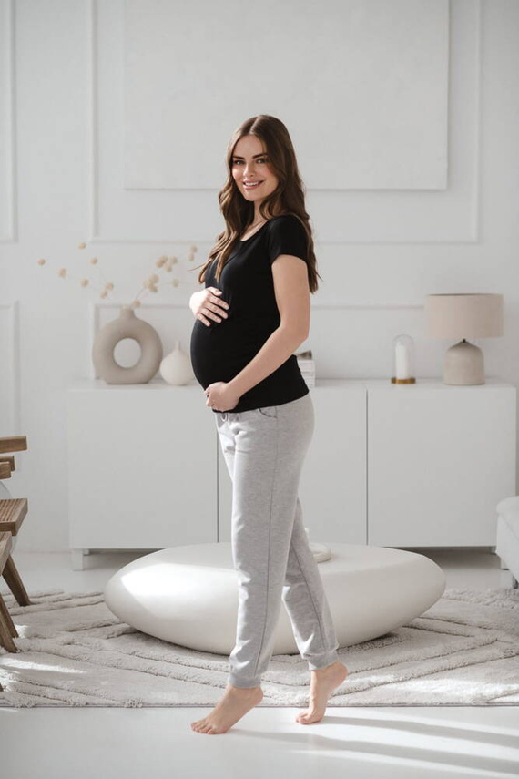 Belly Milk&Love bluzka ciążowa czarny