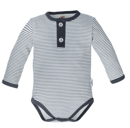 "LA MER" Makoma Body polo z długim rękawem paski