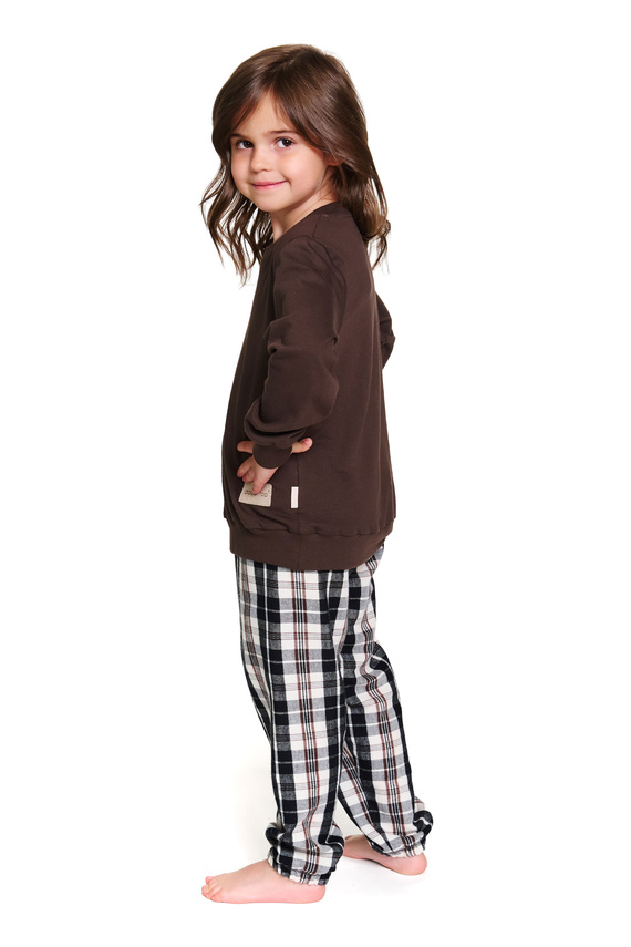 Piżama dziecięca 7335 Unisex Doctor Nap - brownie