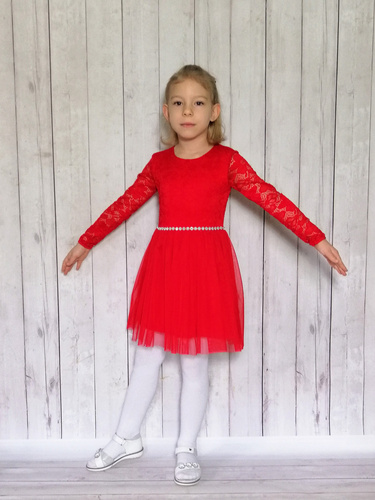 Angell II Bamabrillo Sukienka dziewczęca pudrowy róż