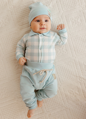 "El Mohito" Makoma Spodnie niemowlęce miętowy