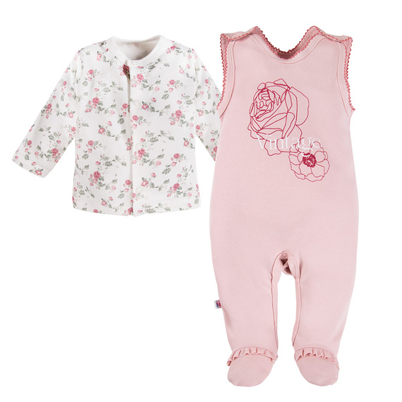 Roses Eevi Śpioch + Kaftan - róż 