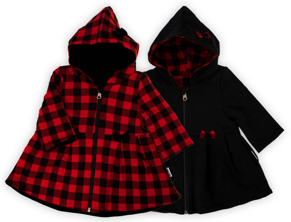 Płaszczyk dwustronny 163585 "Magia Świąt" Nicol