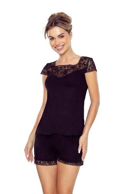 Gerda Piżama Damska First Lady Eldar - czarny