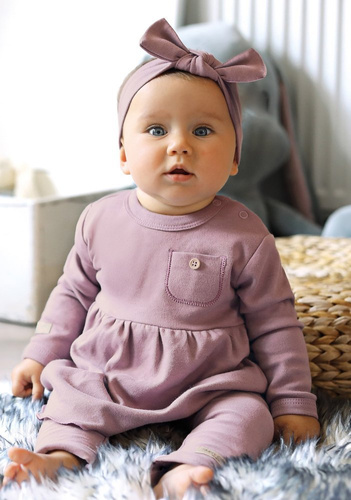 Opaska z kokardką SIMPLY COMFY - wrzos