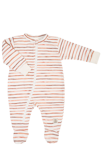 02250C "Stripes C" Pajacyk niemowlęcy dresowy Makoma