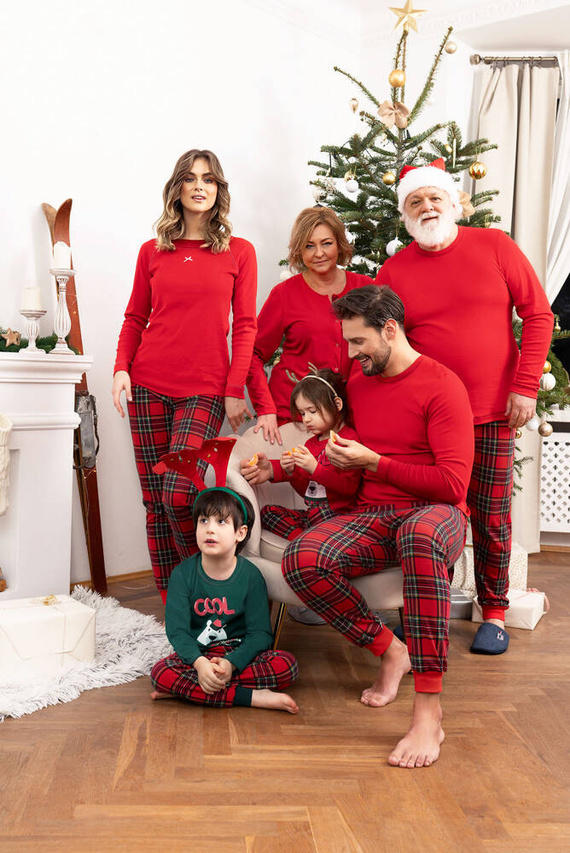 Tess Italian Fashion Piżama dziecięca - czerwony/druk