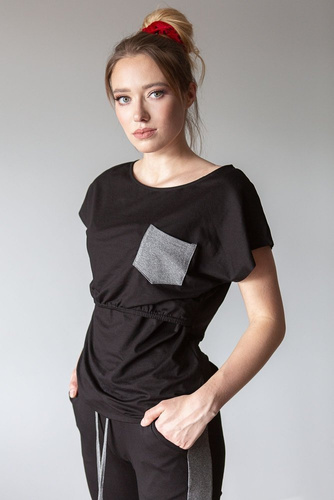 504 Komplet dresowy MIRACLE- czarny