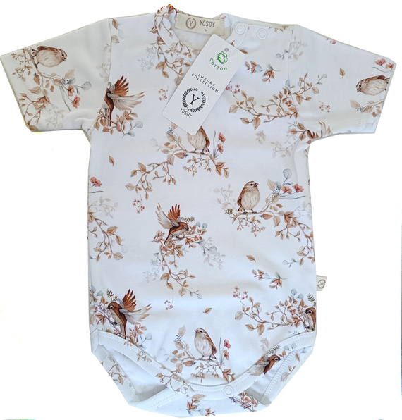 Body kopertowe krótki rękaw Birds Yosoy