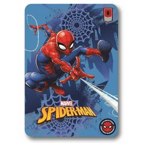 Spiderman Kocyk polarowy pled dziecięcy Setino niebieski