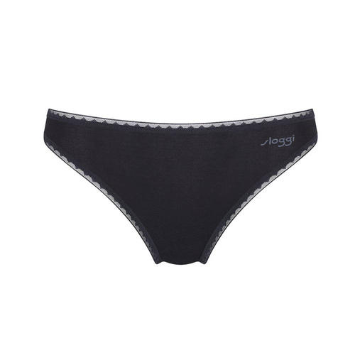 Figi tai 2 pak Damskie Sloggi go - black